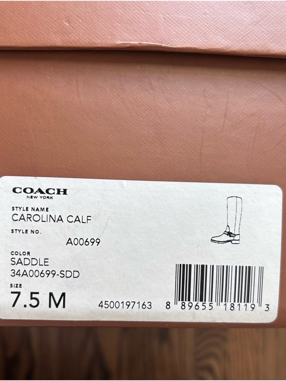 Coach Saddle Leather Tall Boots - Picture 15 of 15